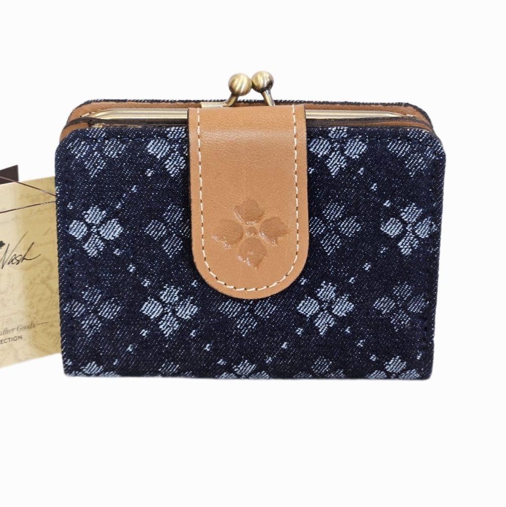 Patricia Nash Denim Iberia Wallet NWT